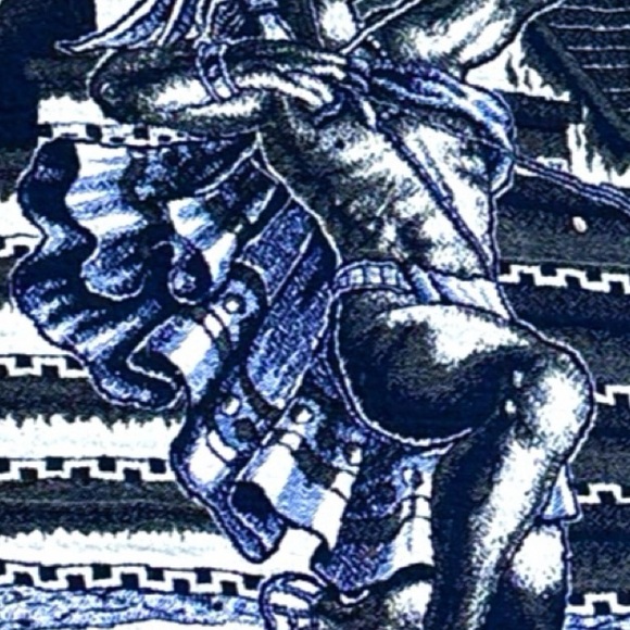 Stunning Myan Montezuma And Aztec Pyramid Blanket/Throw - Picture 4 of 9